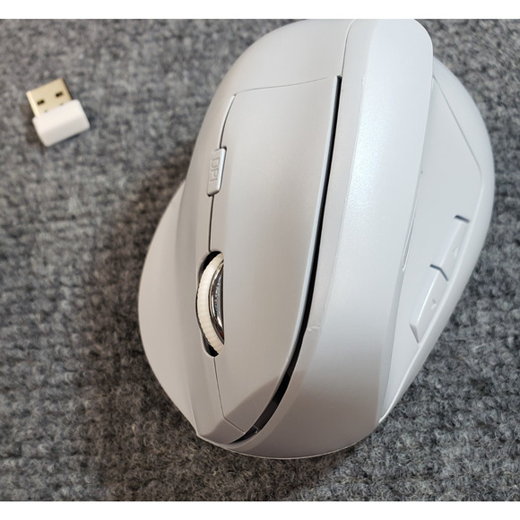 Ergonomic Mouse Bluetooth Wireless, Vertical Mouse Small Mouse w 6 Buttons Blue - Picture 4 of 11